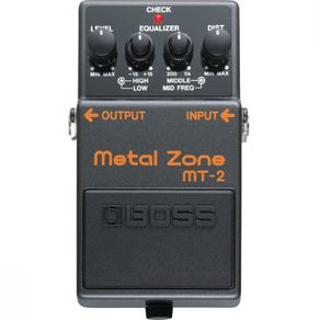 Pedal Metal Zone Para Guitarra MT-2 - Boss